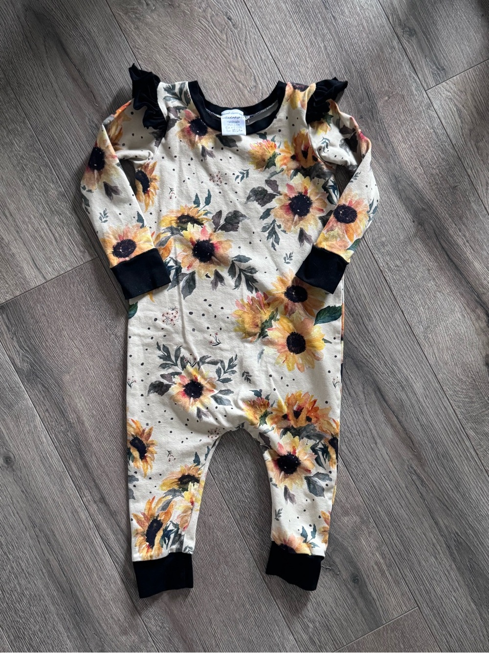Handmade Sunflower Print Sleeper